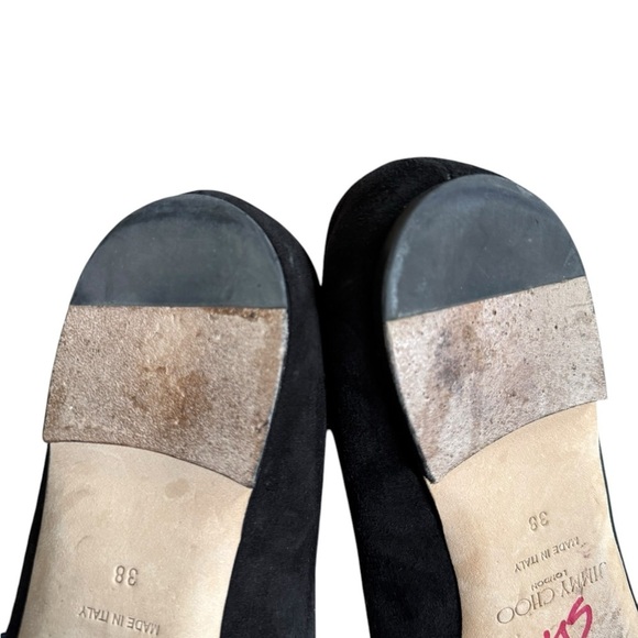Jimmy Choo Black Flats - Picture 8 of 12
